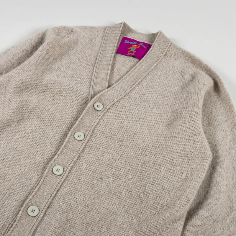 Howlin' Shaggy Bear Cardigan Biscuit-1