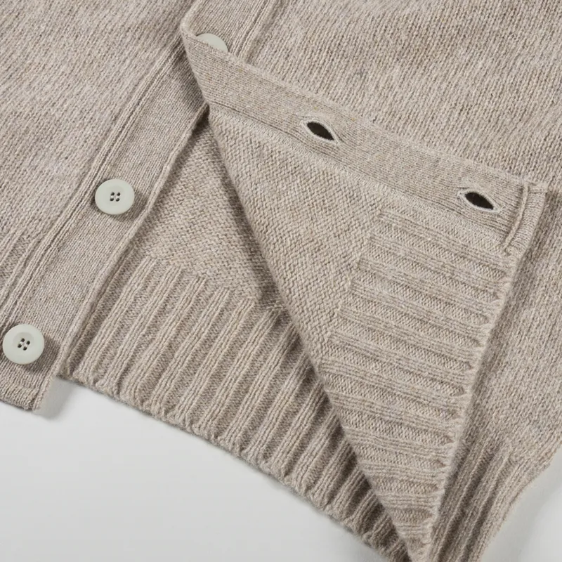 Howlin' Shaggy Bear Cardigan Biscuit-5