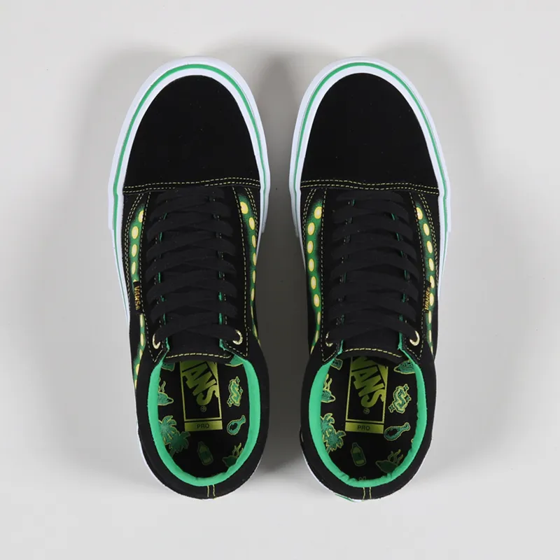 Vans x Shake Junt Old Skool Pro Shoes Black White-3