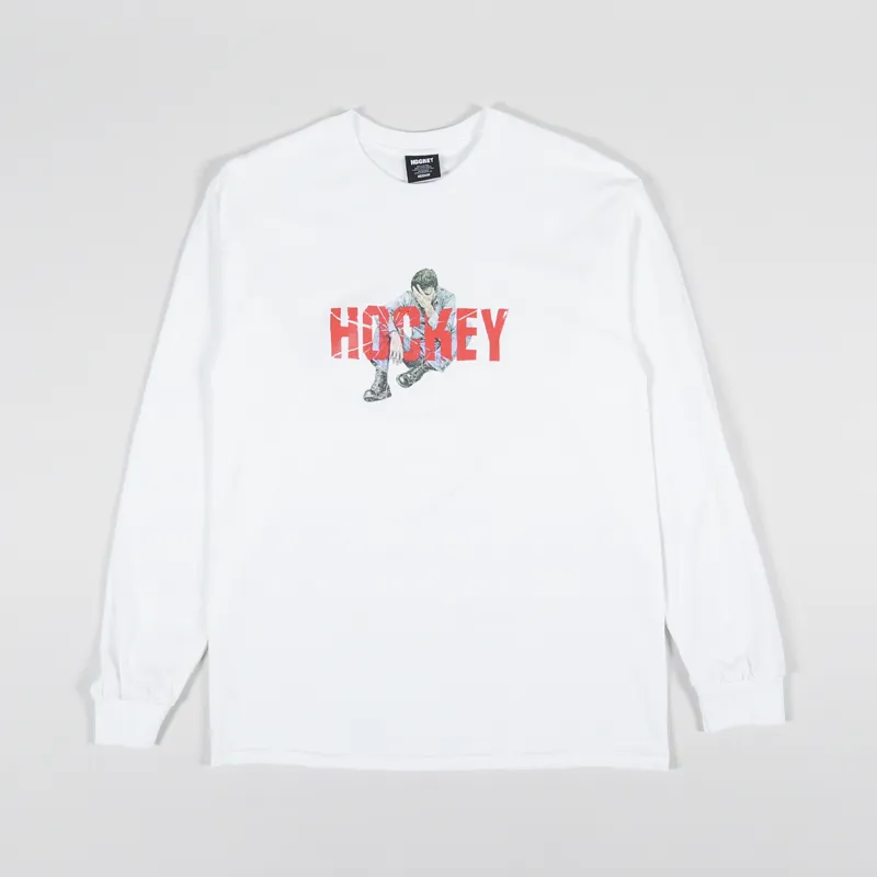 Hockey Shame Long Sleeve T Shirt White