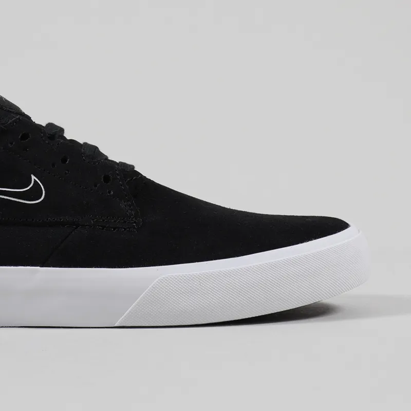 Nike SB Shane Shoes Black White-5
