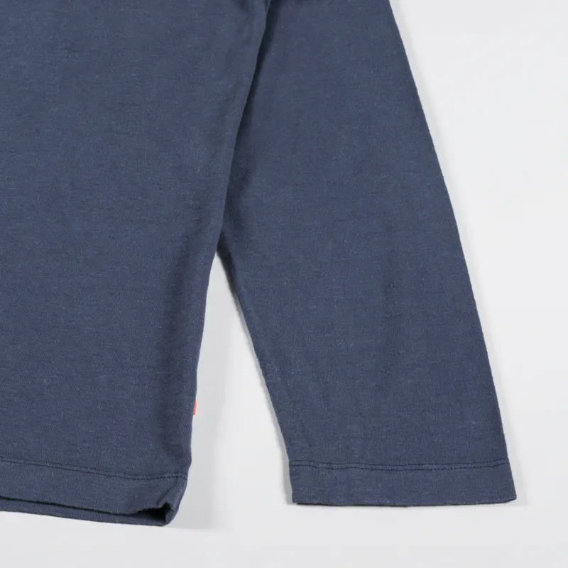 Far Afield Shapes Long Sleeve T Shirt Blue-6