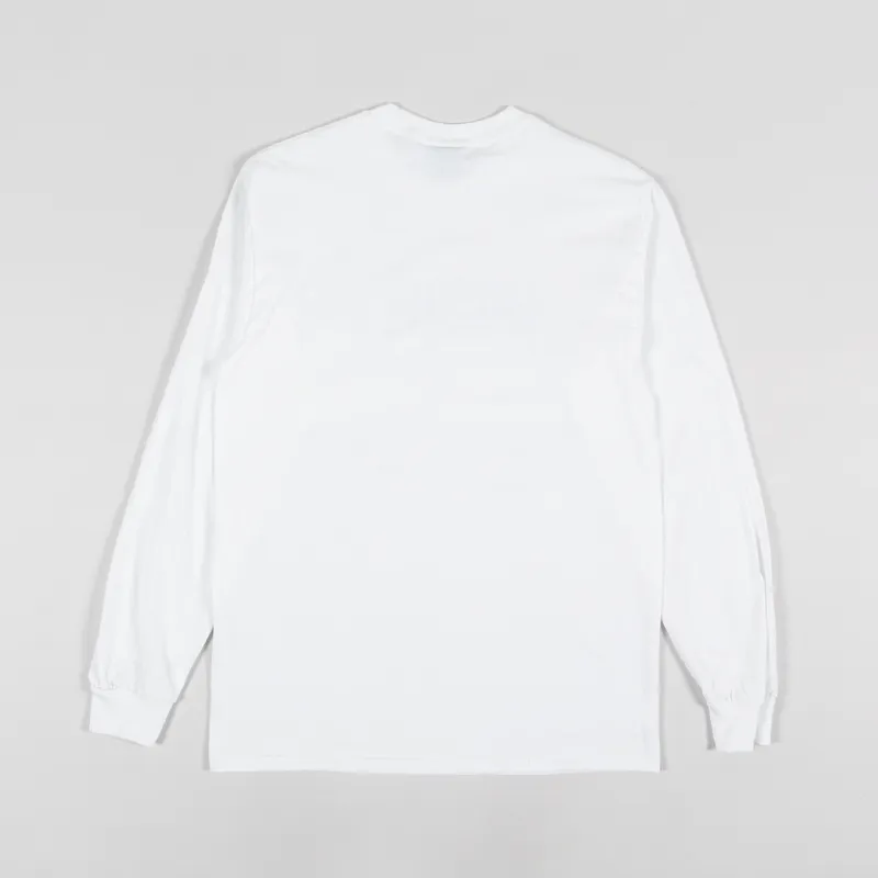 Hockey Shatter Long Sleeve T Shirt White-1