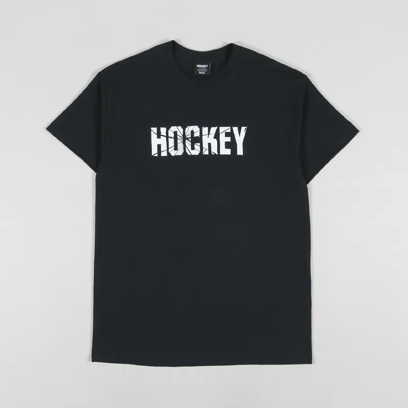 Hockey Shatter T Shirt Black