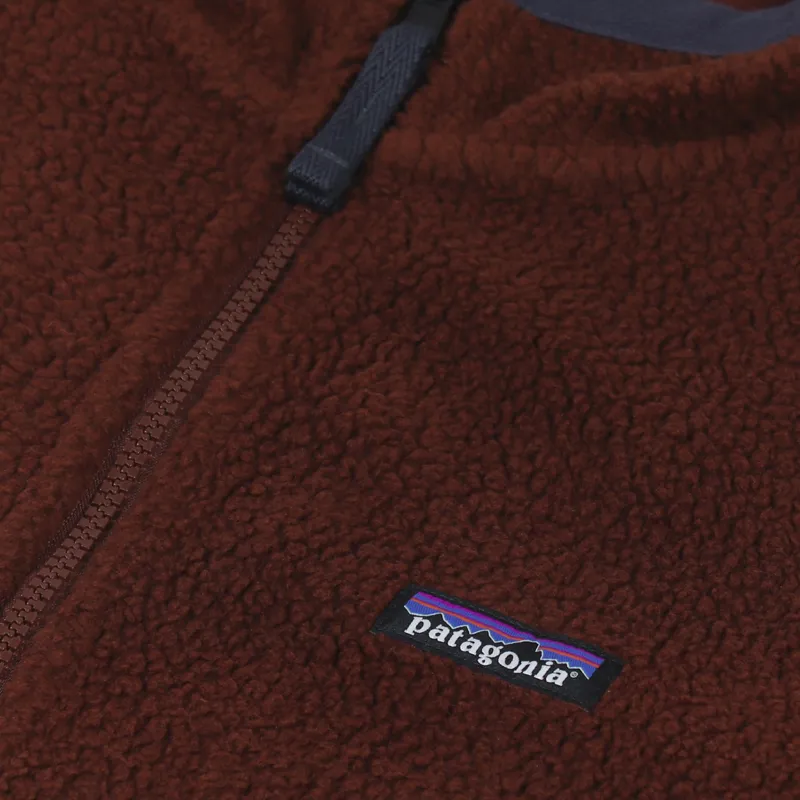 Patagonia Shearling Jacket Fox Red-7