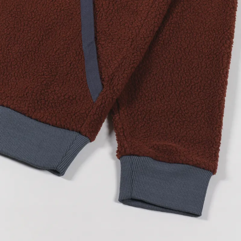 Patagonia Shearling Jacket Fox Red-6