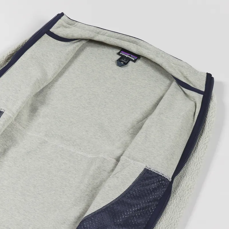 Patagonia Shearling Jacket Oatmeal Heather-4