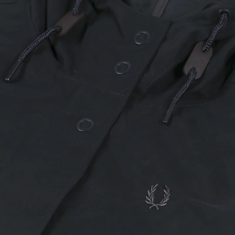 Fred Perry Womens Shell Parka Navy-11