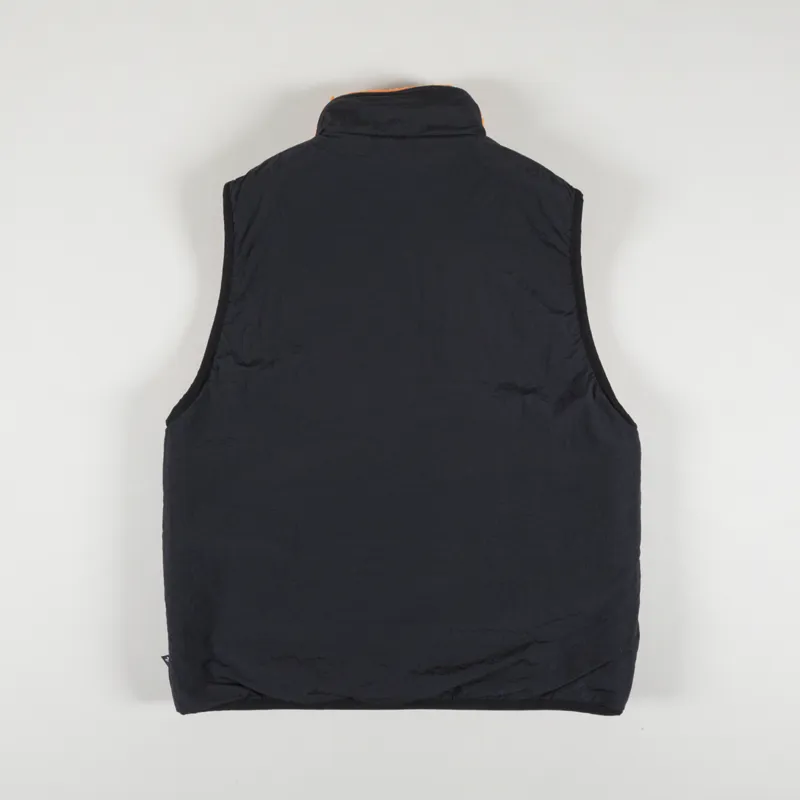 Stussy Sherpa Reversible Vest Tangerine-4