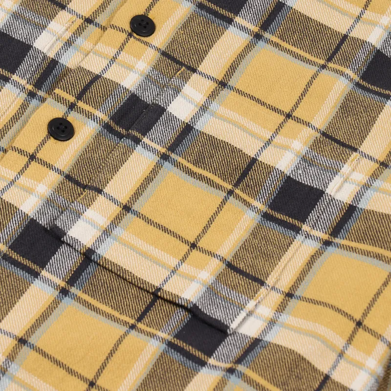 Folk Shirt Jacket Gold Multicheck-3