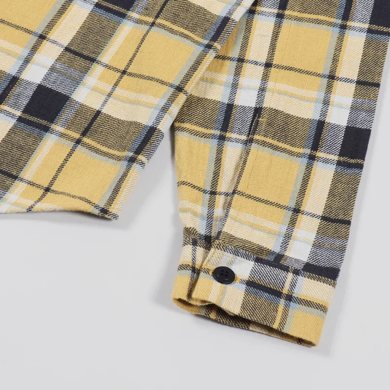 Folk Shirt Jacket Gold Multicheck-4