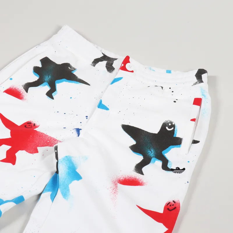 Adidas Skateboarding AOP Shmoo Pant White Black Scarlet-7