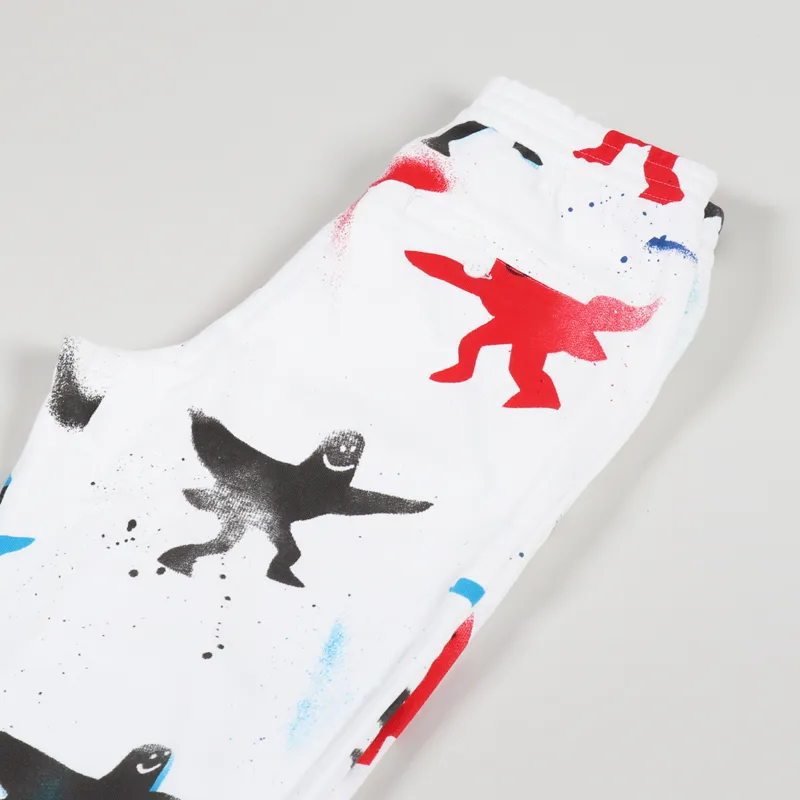 Adidas Skateboarding AOP Shmoo Pant White Black Scarlet-3