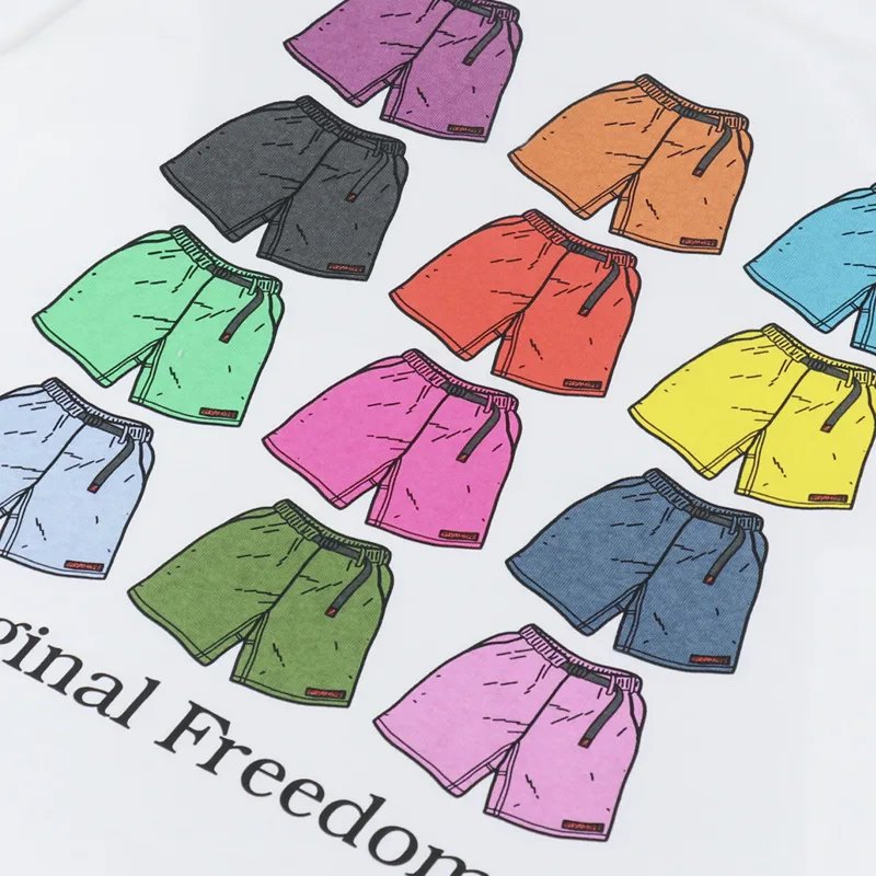 Gramicci Shorts Long Sleeve T Shirt White-5