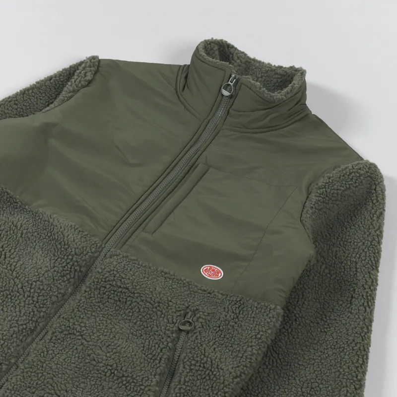 Armor Lux Sherpa Jacket Military Khaki-3