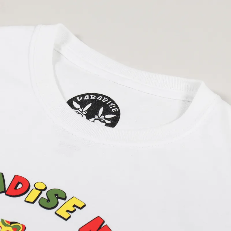 Paradise NYC Shroomy Tunes T Shirt White-3