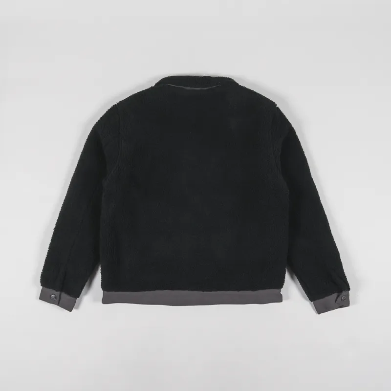 Dime Sherpa Denim Jacket Black-2