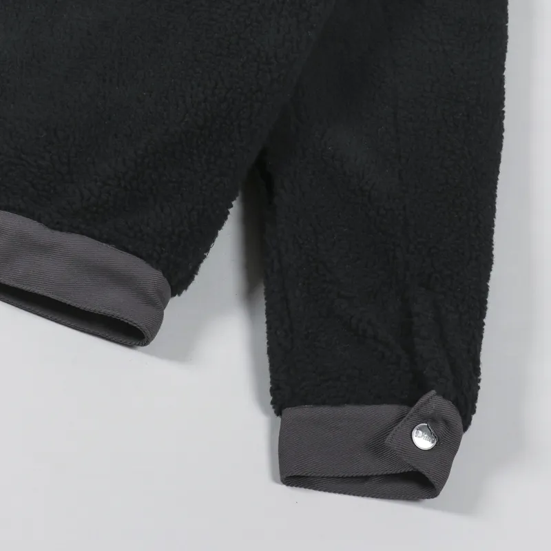 Dime Sherpa Denim Jacket Black-6