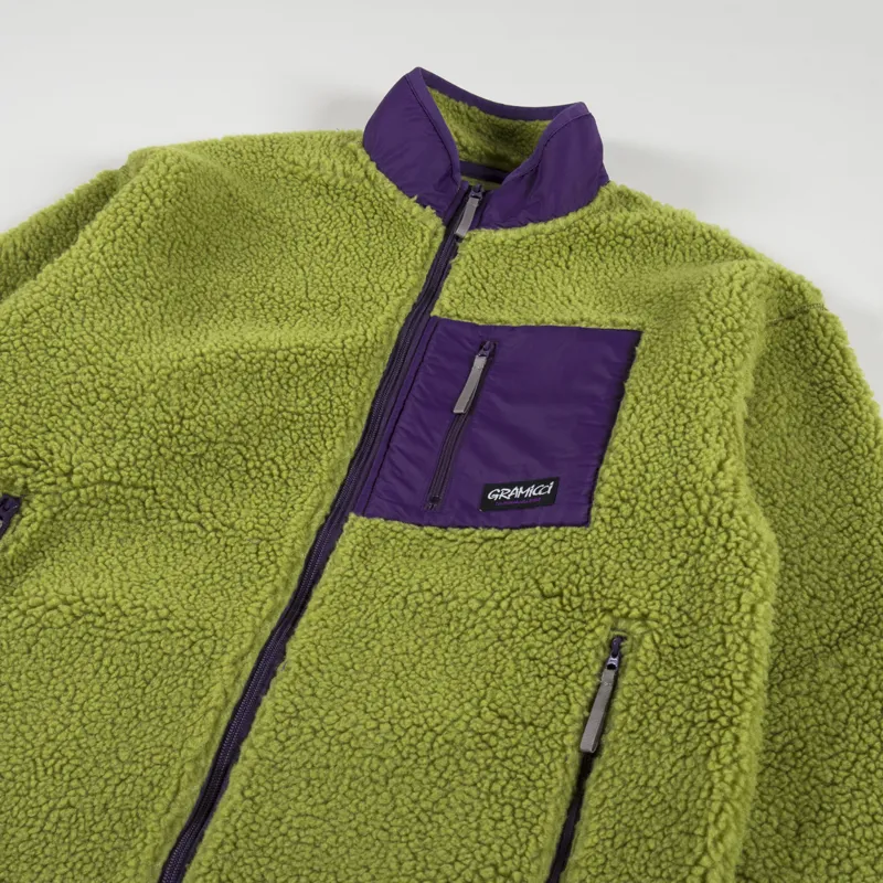 Gramicci Sherpa Jacket Dusted Lime-3