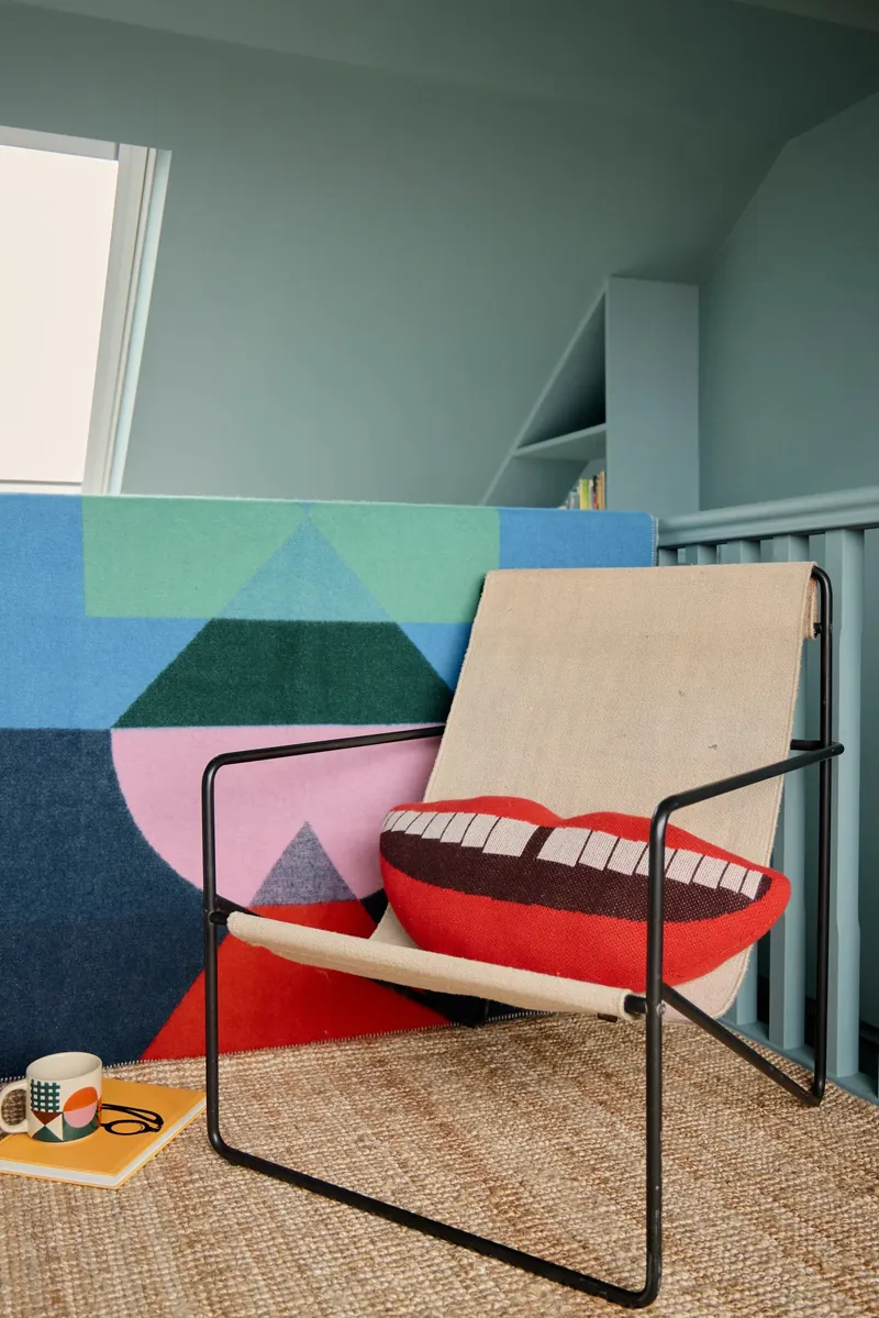 Donna Wilson Smile Shaped Cushion Red-4