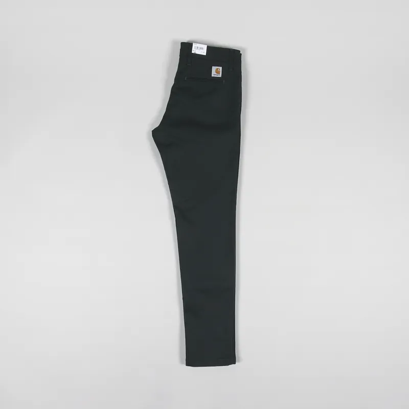 Carhartt WIP Sid Pant Dark Cedar Lamar Stretch Twill-2