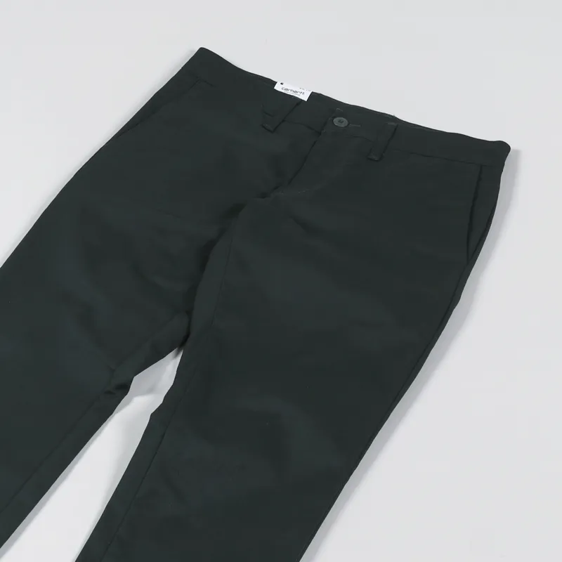 Carhartt WIP Sid Pant Dark Cedar Lamar Stretch Twill-4