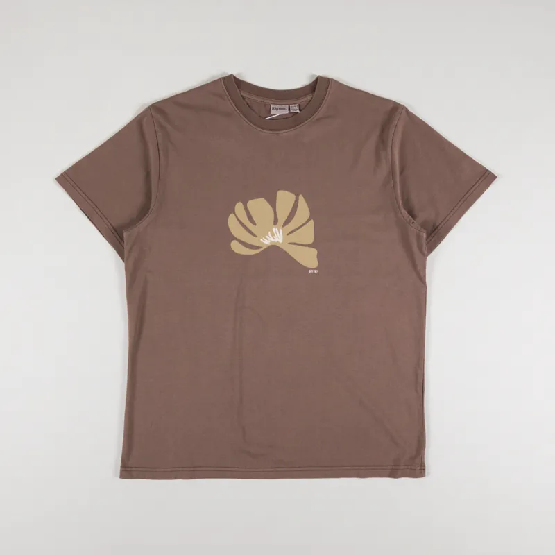 Rhythm Womens Sierra Boyfriend T Shirt Chocolate