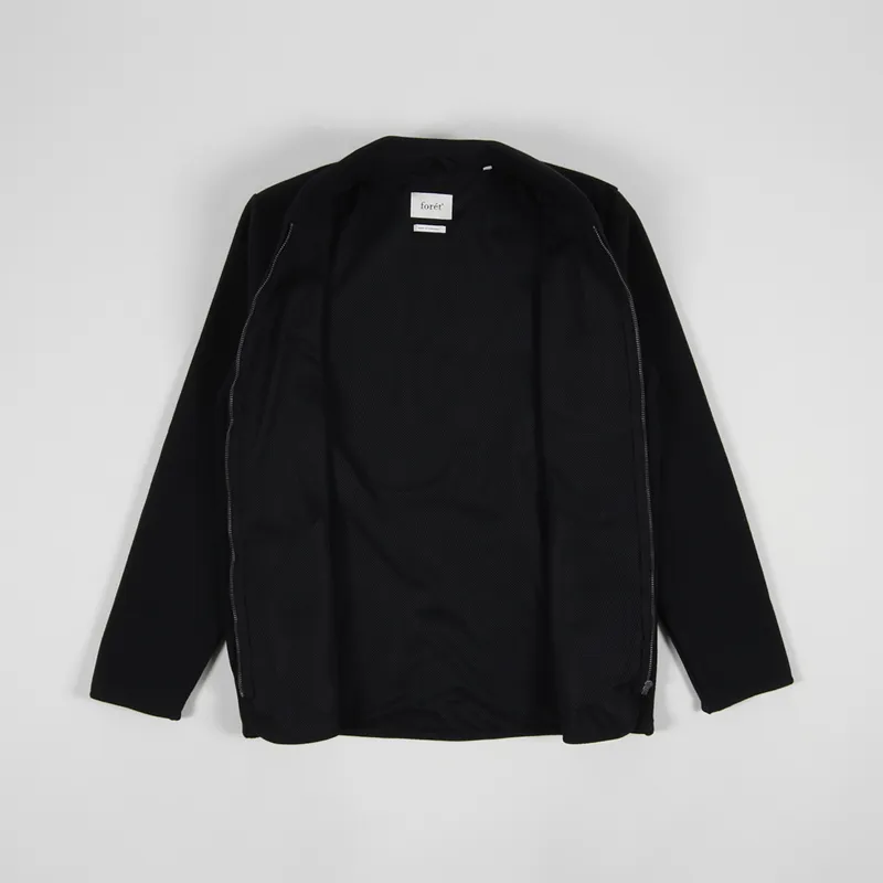 Foret Silence Fleece Jacket Black-1