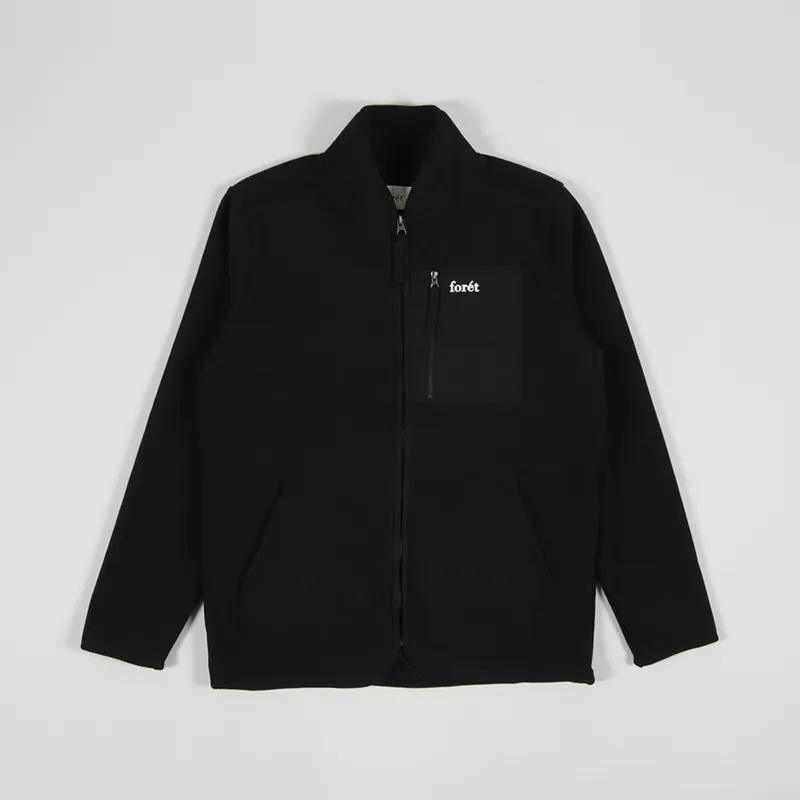 Foret Silence Fleece Jacket Black