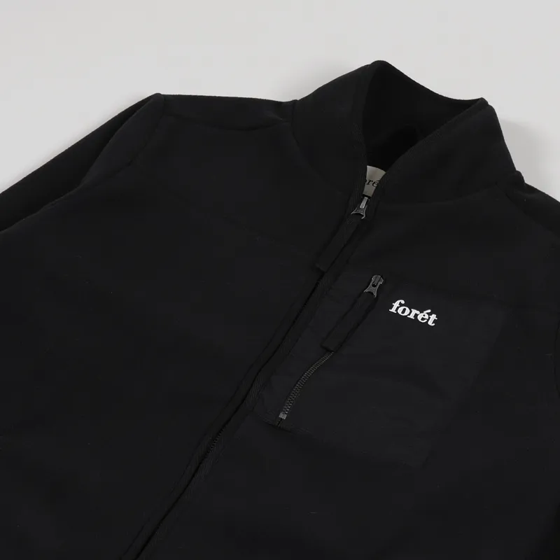 Foret Silence Fleece Jacket Black-3