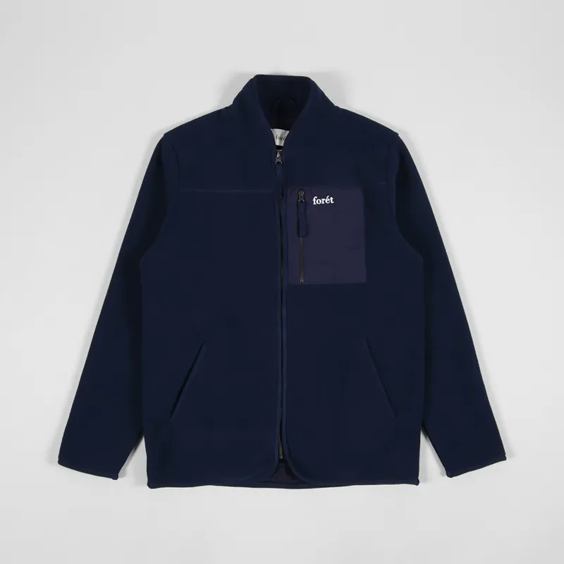 Foret Silence Fleece Jacket Navy