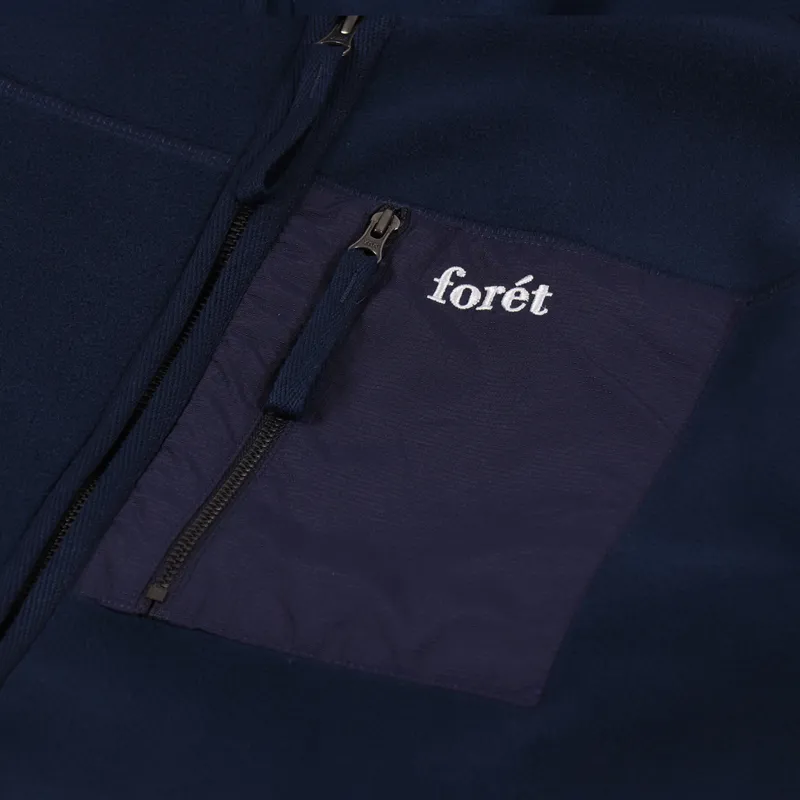 Foret Silence Fleece Jacket Navy-7