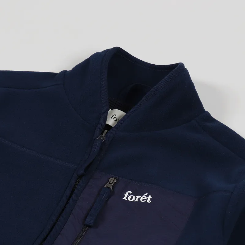 Foret Silence Fleece Jacket Navy-8