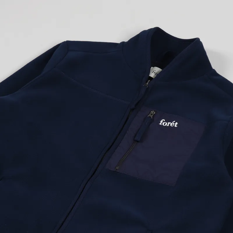Foret Silence Fleece Jacket Navy-3