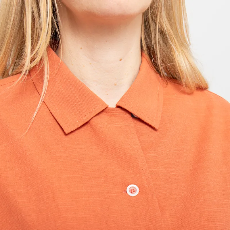 Sideline Womens Stella Shirt Orange-5