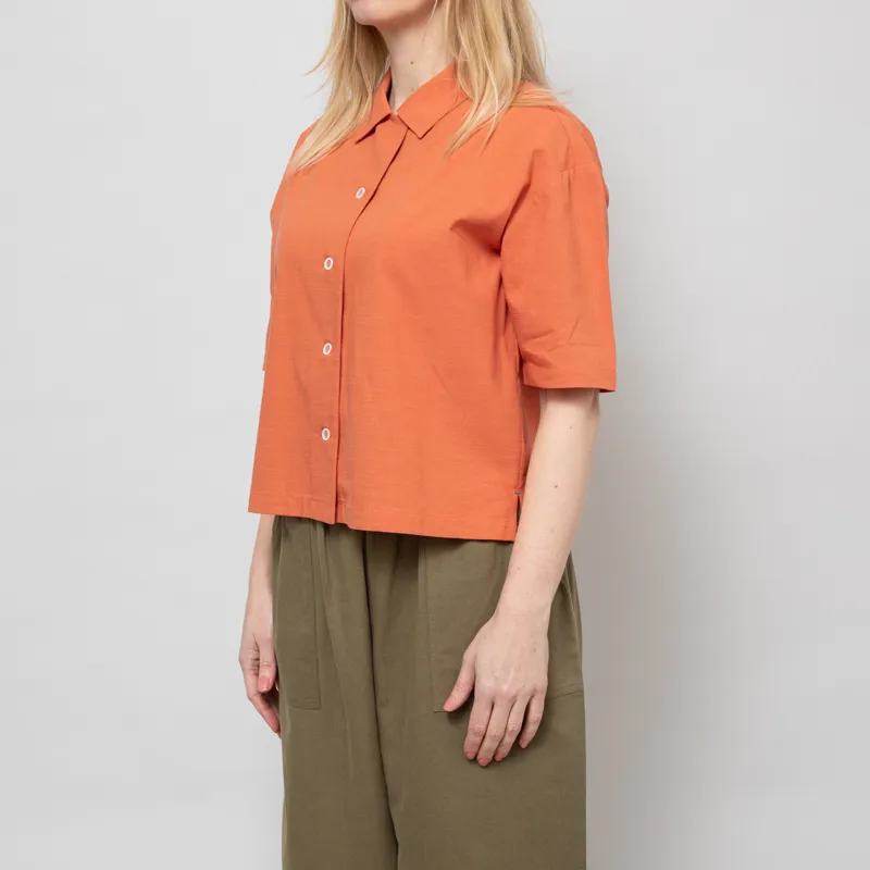 Sideline Womens Stella Shirt Orange-1