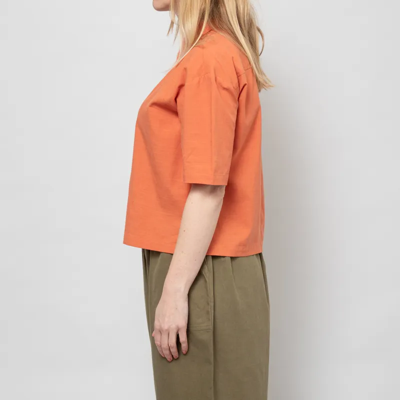 Sideline Womens Stella Shirt Orange-2