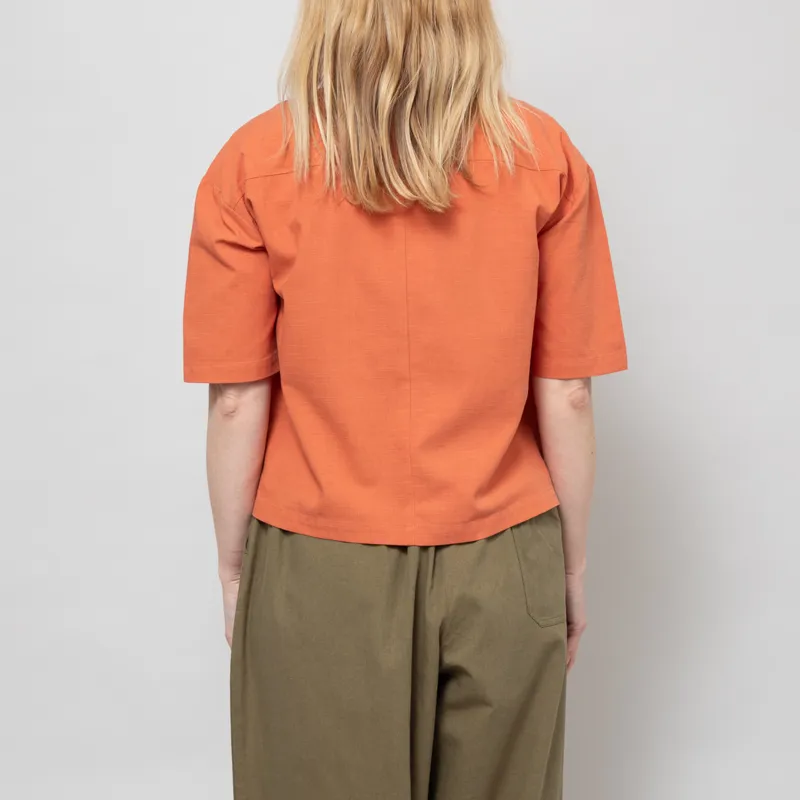 Sideline Womens Stella Shirt Orange-4