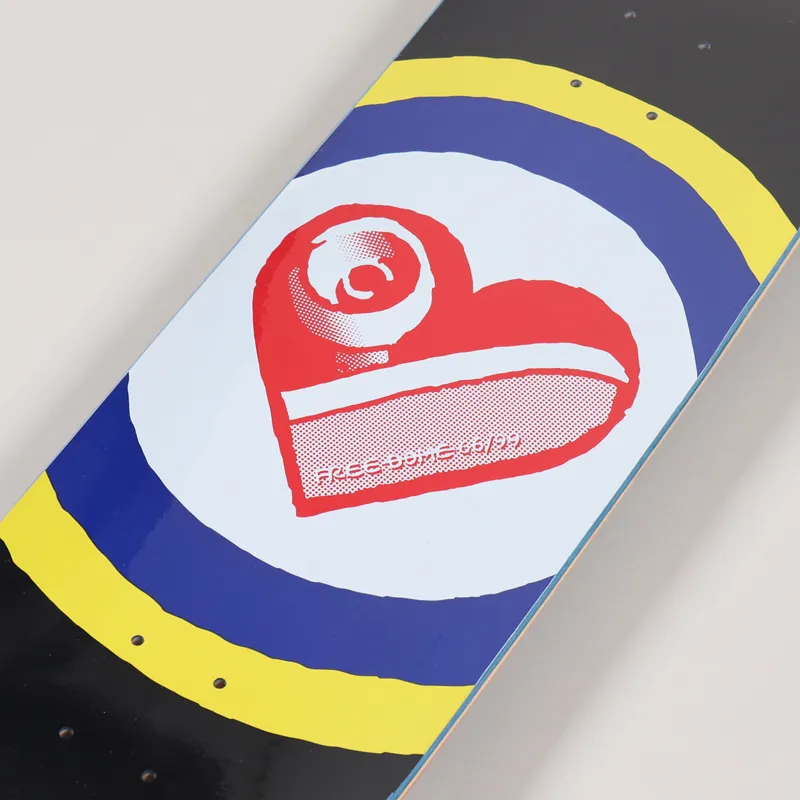 Free Dome SK8 Heart Deck Black 9.0 Inch-2