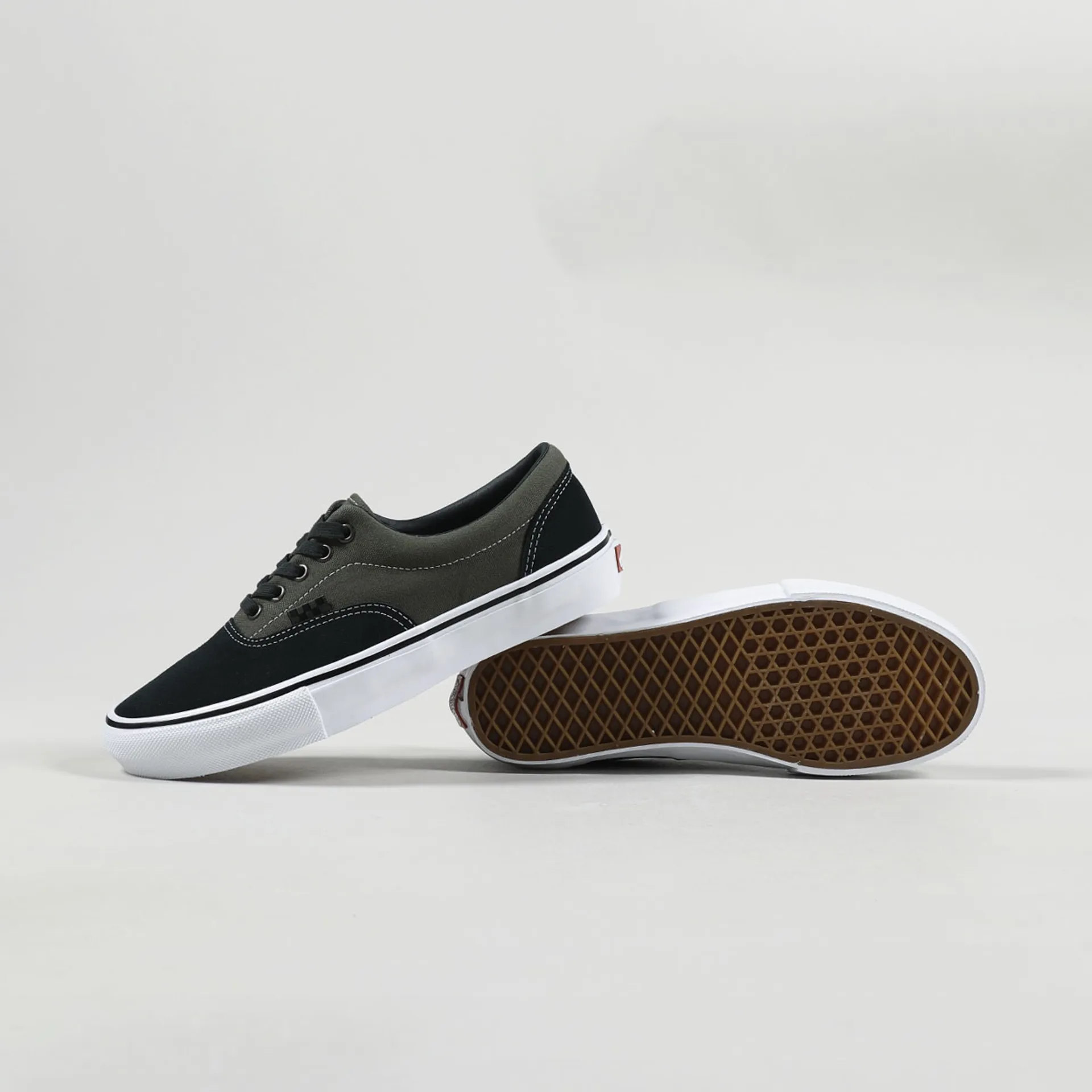 Scarab Vans Slip On Army Green Vans Classic Slip-On Youth Skate