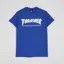 Thrasher Skateboard Magazine Logo T Shirt Royal Blue