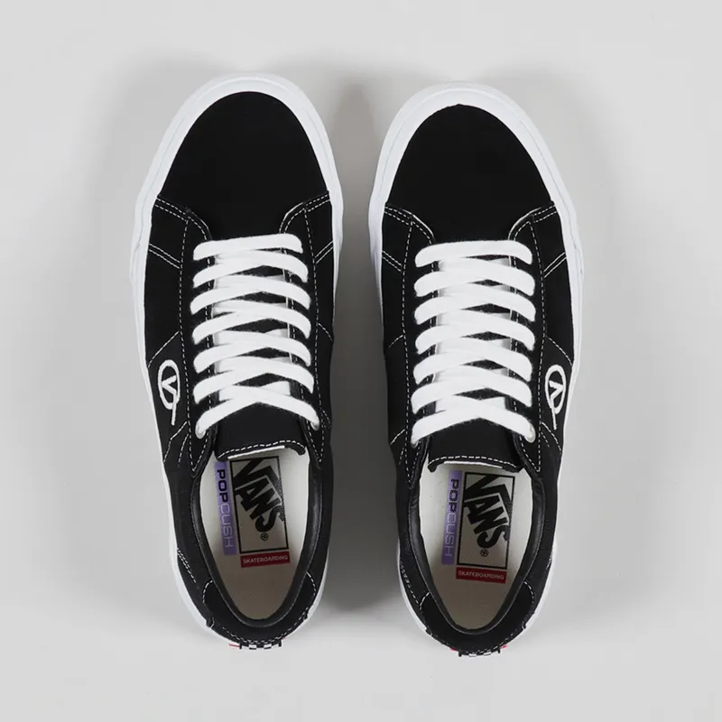 Vans Skate Sid Shoes Black White-2