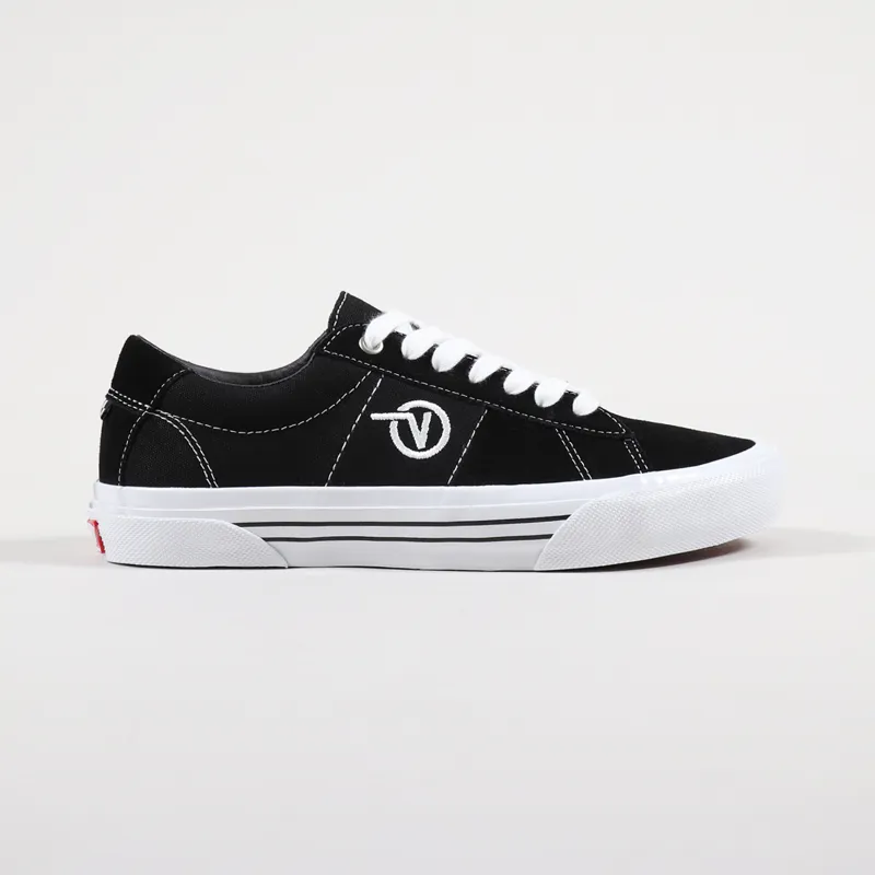 Vans Skate Sid Shoes Black White-4