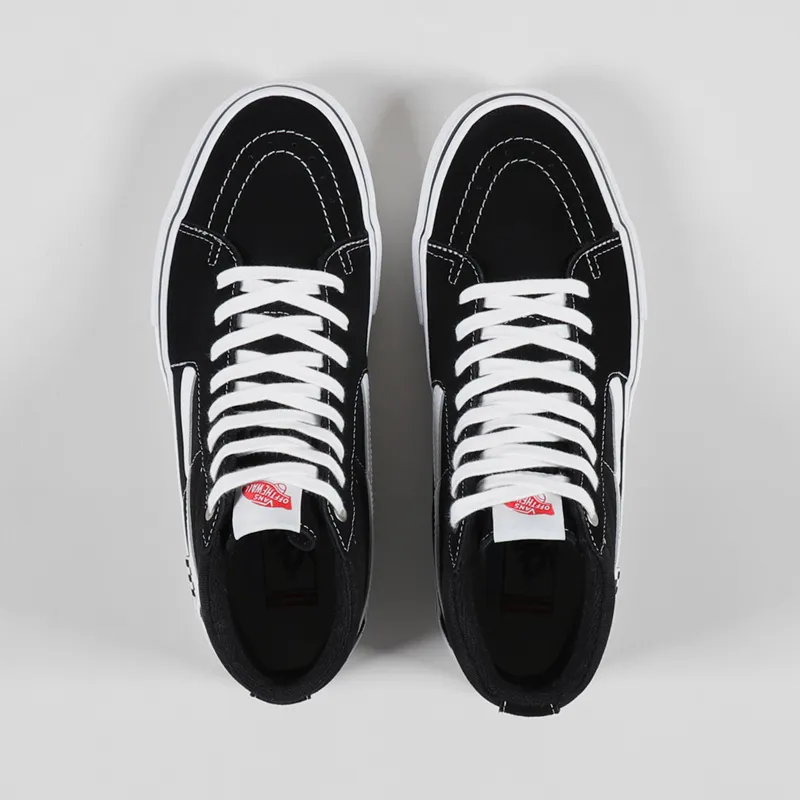 Vans Skate Sk8-Hi Shoes Black White-3