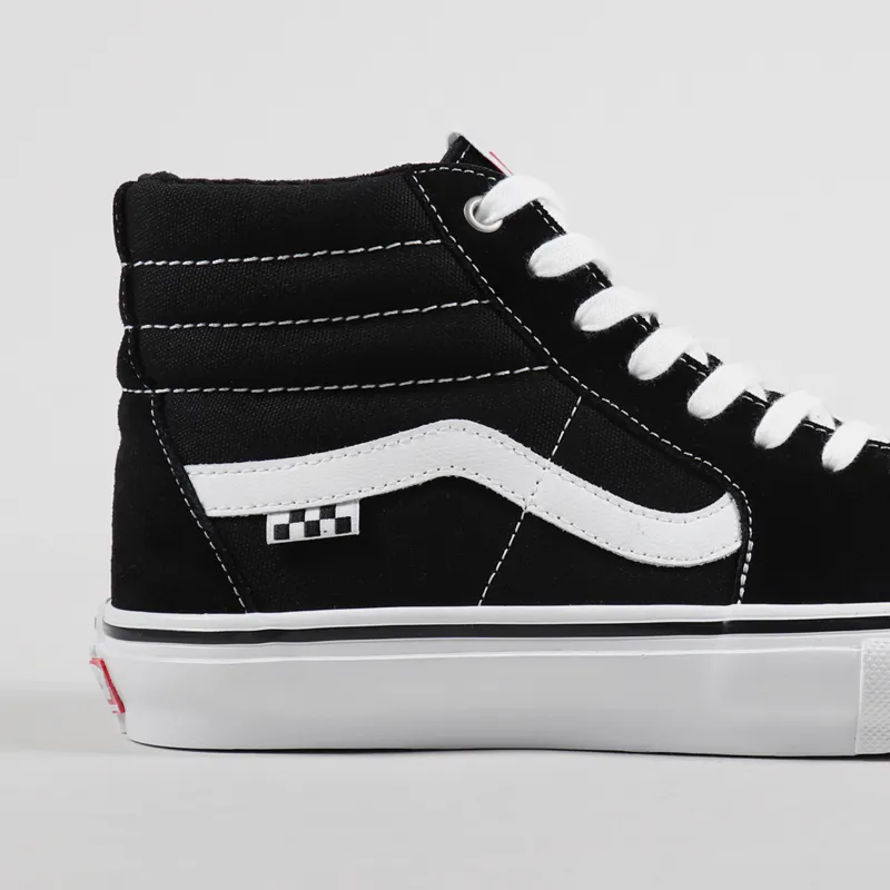 Vans Skate Sk8-Hi Shoes Black White-5