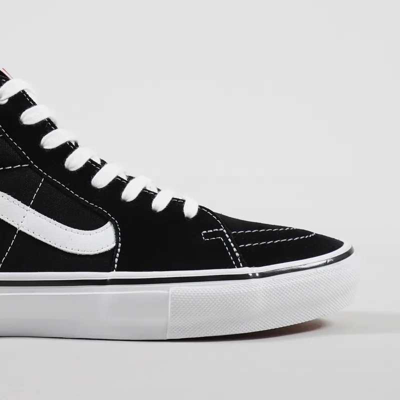 Vans Skate Sk8-Hi Shoes Black White-6