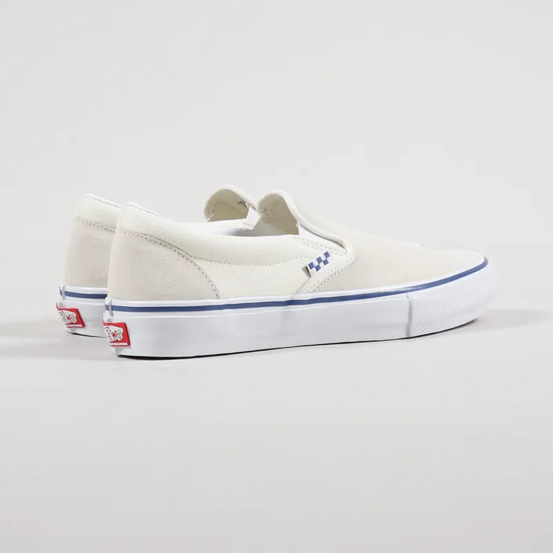 Vans Skate Slip-On Shoes Off White-2