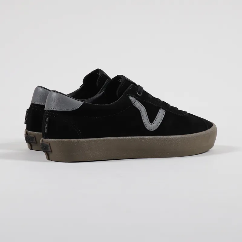Vans Skate Sport Shoes Black Gum-3