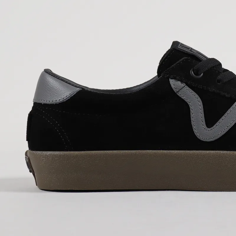 Vans Skate Sport Shoes Black Gum-5