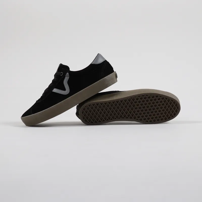 Vans Skate Sport Shoes Black Gum-1
